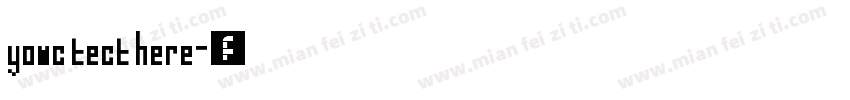 yowc tect here字体转换